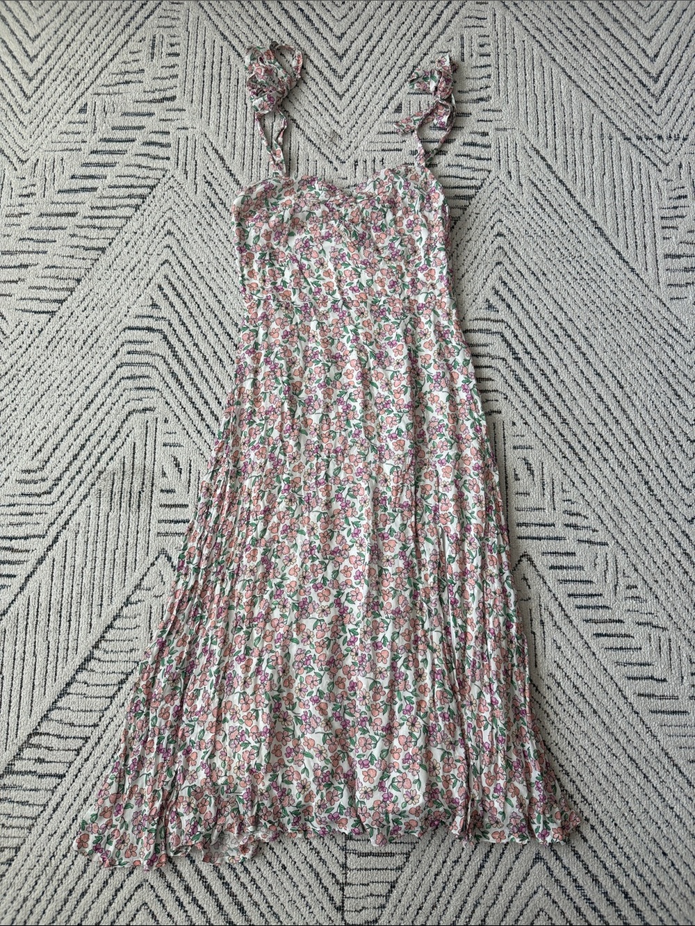 Brand New Lulu’s Floral Midi Dress - Picture 2 of 6